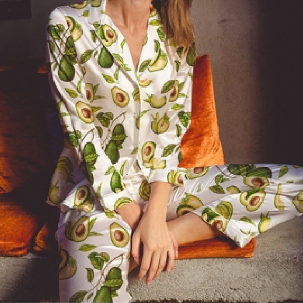 Averie 2 Piece Avocado Pajama Set